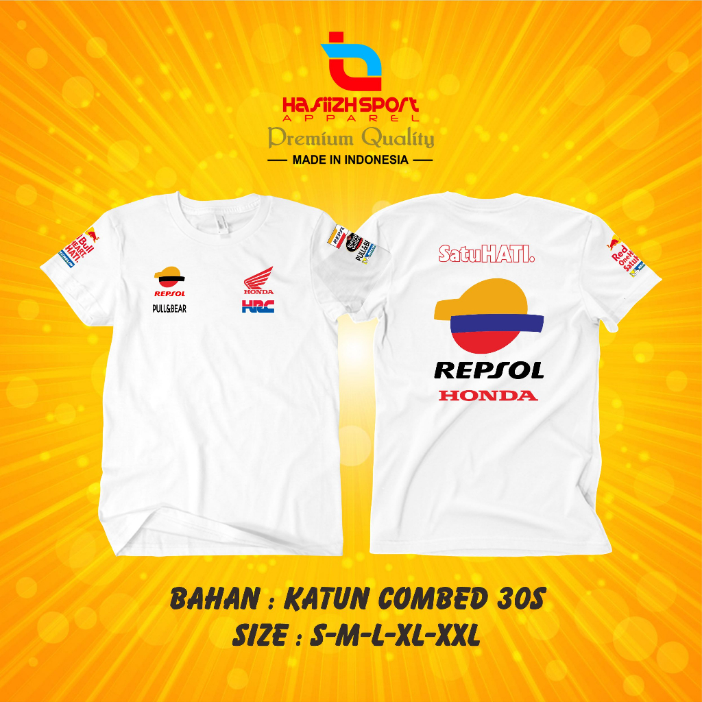 Baju Kaos Honda Repsol Premium Terbaru