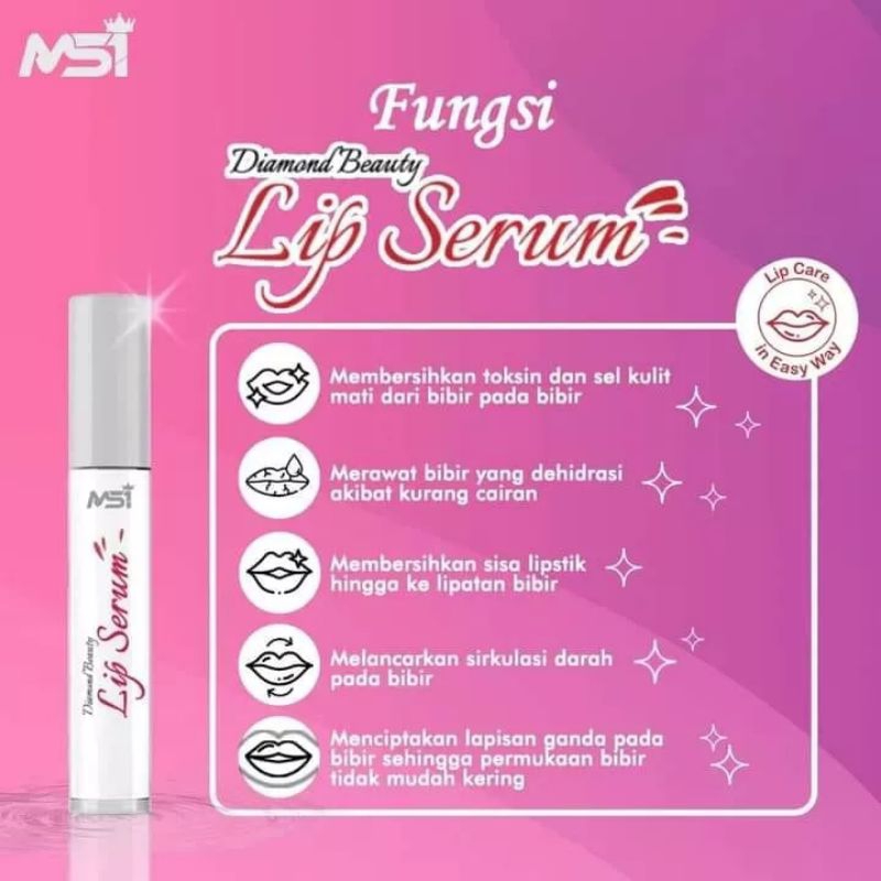 LIP SERUM MSI, MSI Diamond Beauty Lipie Serum, Pelembab bibir