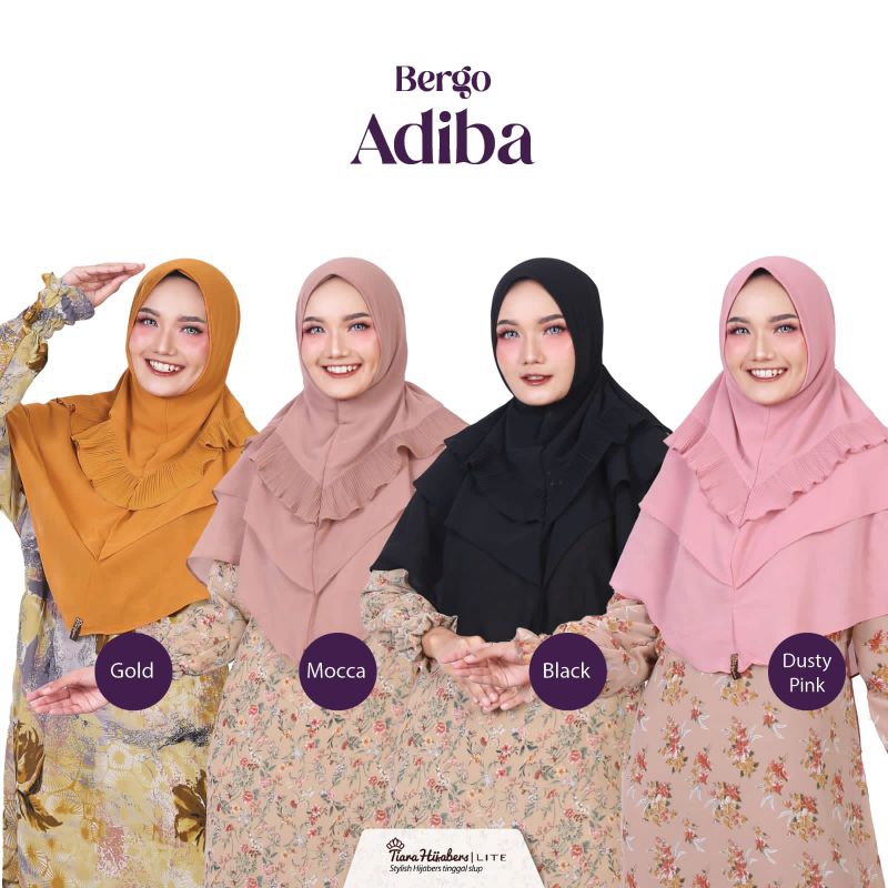NEW LAUNCHING BERGO ADIBA by Tiara Hijabers Original