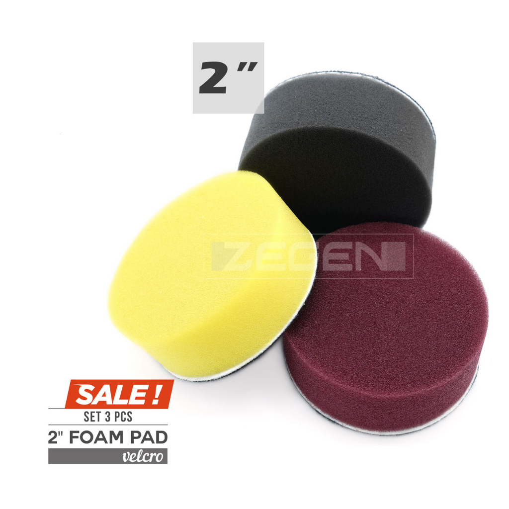 (3 PCS) FOAM PAD / BUSA POLES 2 INCH 2" 50mm FLAT (EKONOMIS)