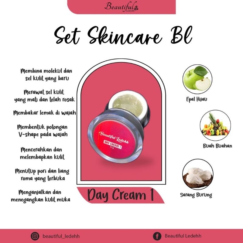 MOISTURIZER CREAM / DAY KRIM  1 BL SKIN CARE