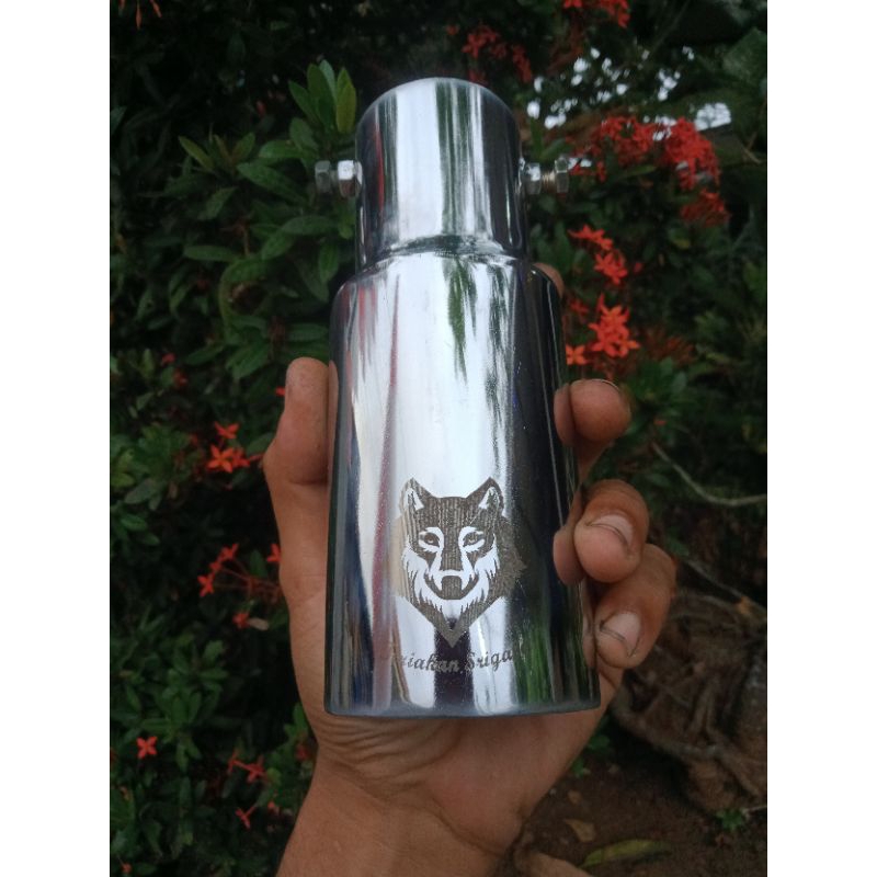 Knalpot srigala serigala model baut mobil grandmax Luxio apv carry Futura l300 bensin.