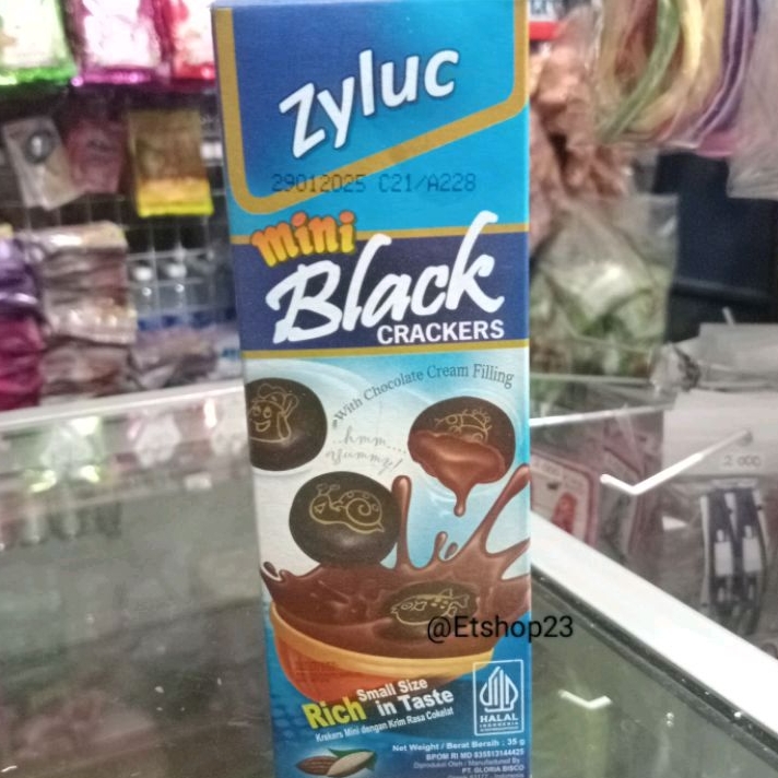 

Zyluc mini black crackers 35 Gram