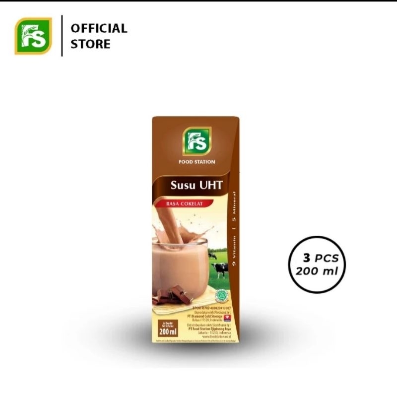 

Susu Coklat UHT FS Susu Sapi UHT 200ml (3Pcs)