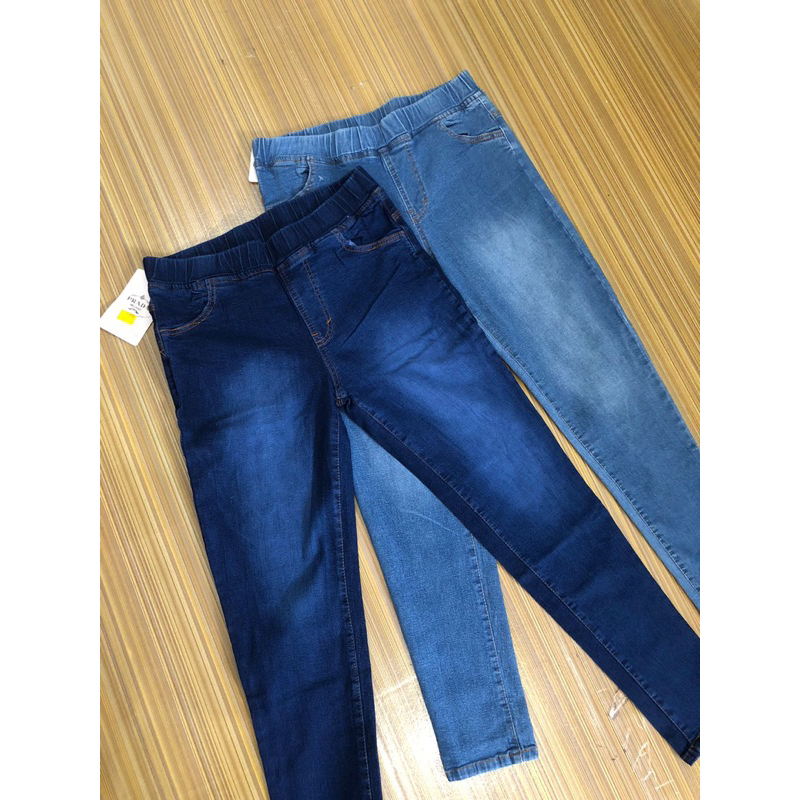 CELANA JEANS CEWEK| CELANA JEANS KARET | CELANA KARET PINGGANG|SOFTJEANS KARET | CELANA KARET CEWEK 