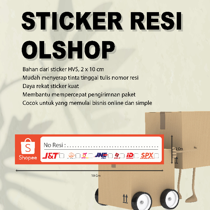 

Sticker Resi Olshop Pengiriman Paket Olshop Praktis
