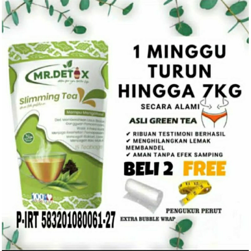 Teh Pelangsing Teh Herbal Mr. Detox