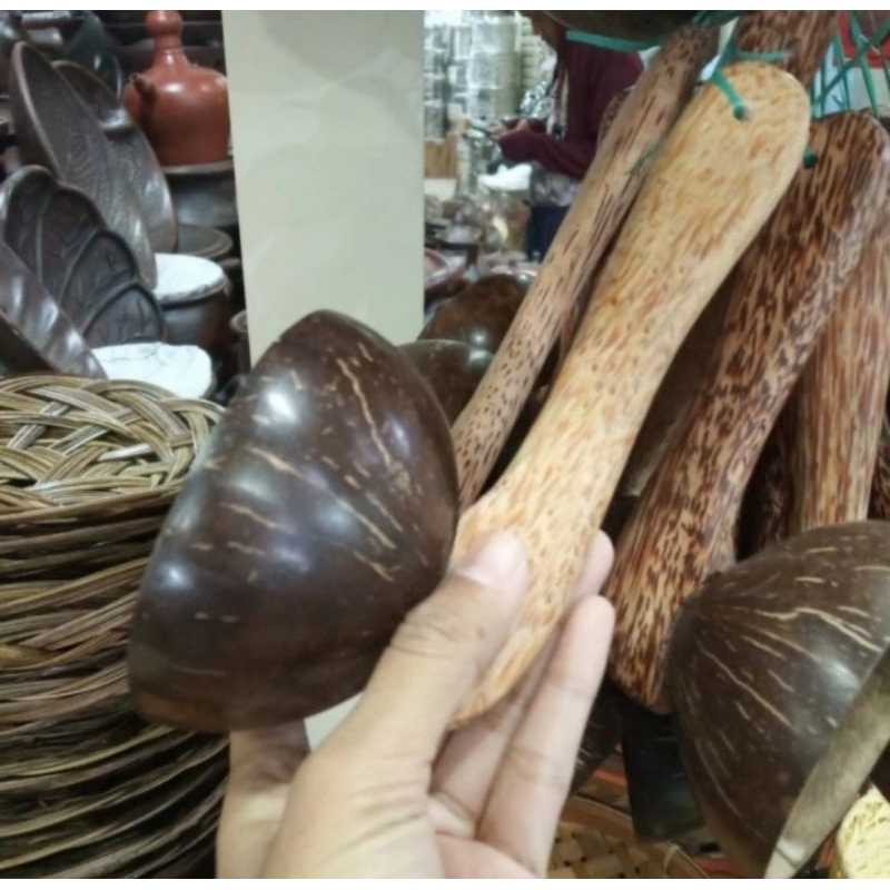 Centong Batok Kelapa Nasi Padang - Irus Batok Kelapa Handmade