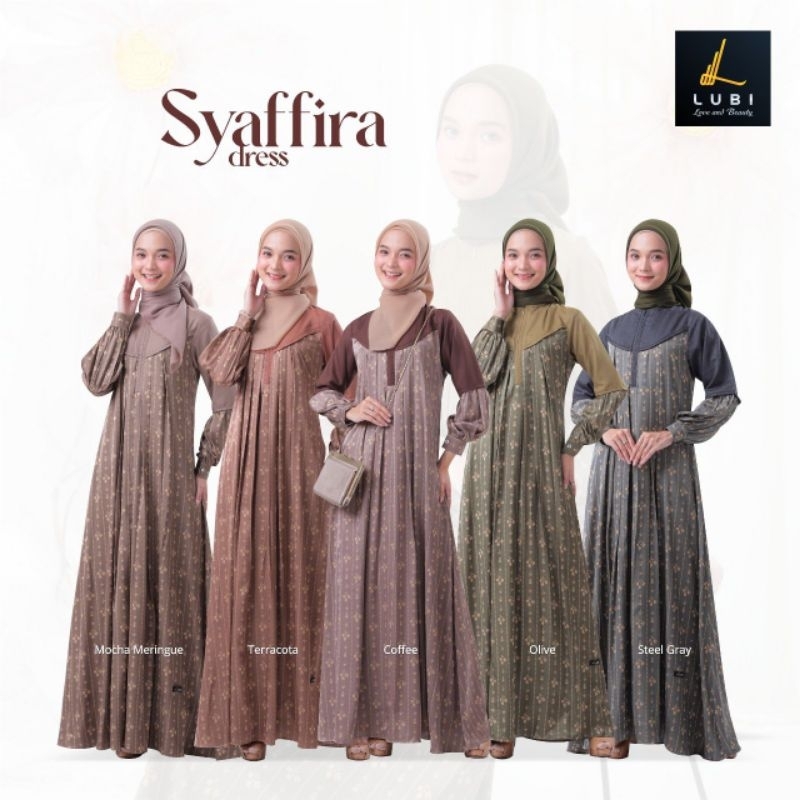 Lubi Syaffira Dress Dress Lubi Gamis Lubi Dress Terbaru Gamis Terbaru
