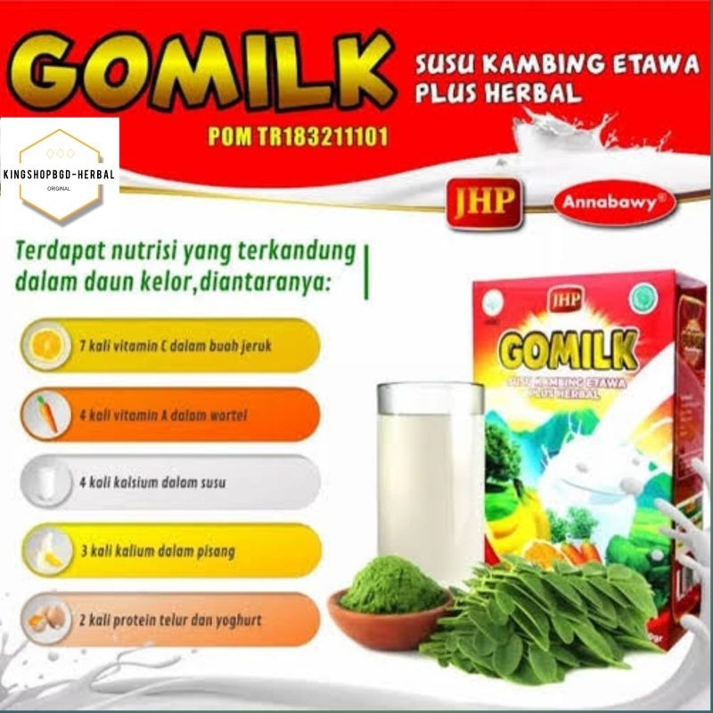 

SUSU GOMILK ORIGINAL SUSU KAMBING ETAWA MURNI PLUS HERBAL