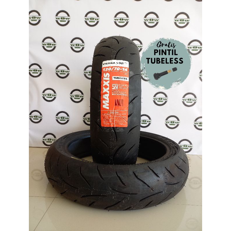 BAN MAXXIS VICTRA 120/70-14 (ORIGINAL 100%)