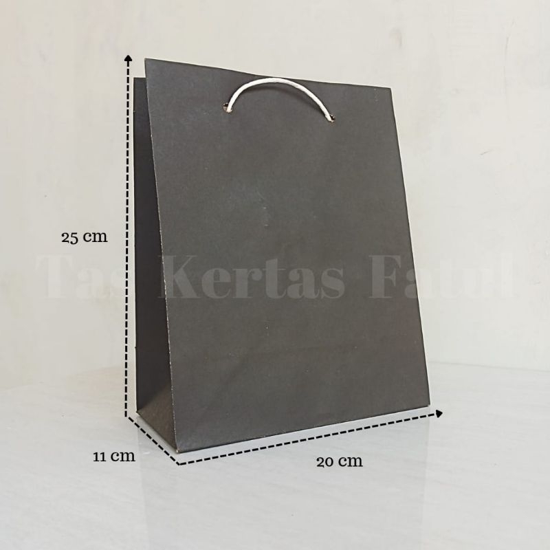 

Paperbag Hitam Ukuran 20*25*11