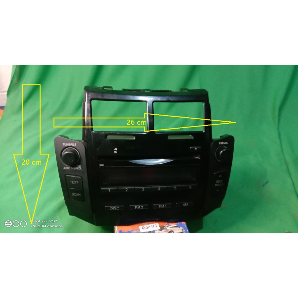 TAPE MOBIL BEKAS JADUL.ORI TOYOTA YARIS.GRATIS SOKET.MP3 BT CD.