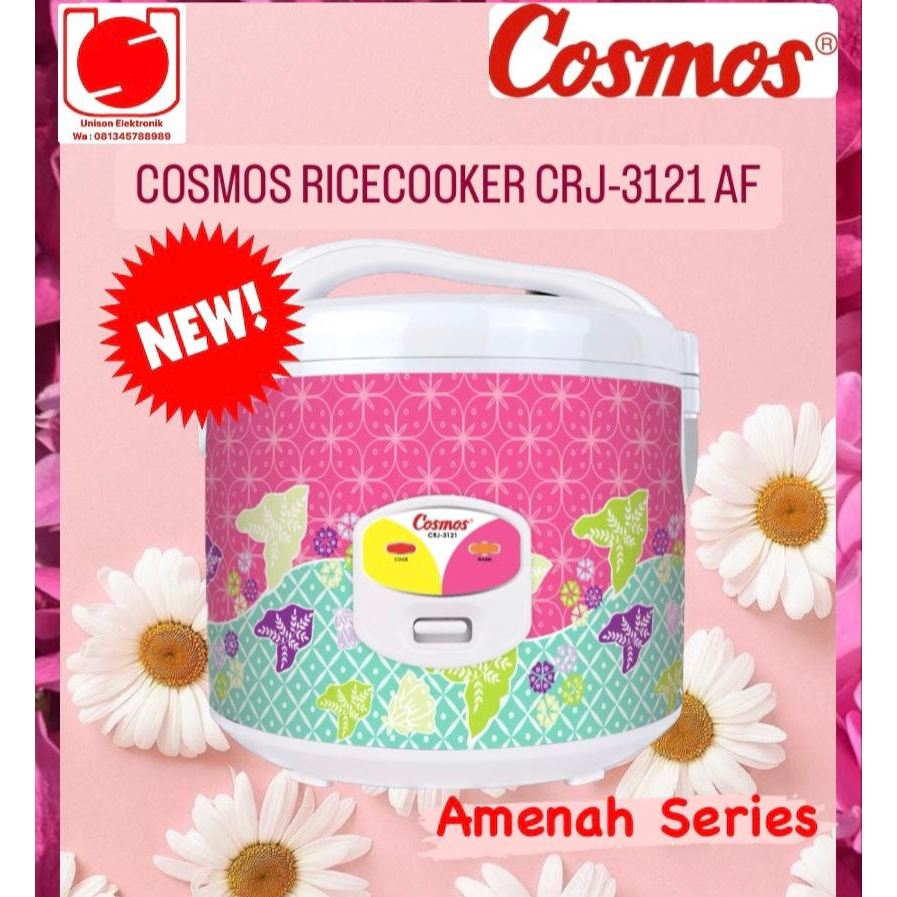 Cosmos CRJ-3121 AF Magic Com | Penanak Nasi Non-Stick 1.8L
