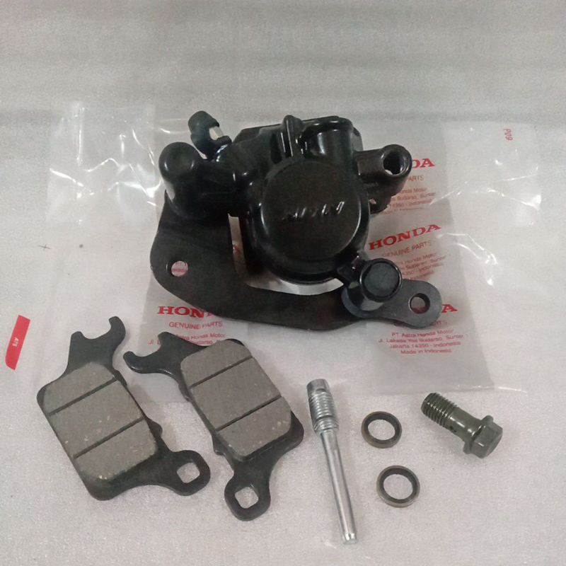 Kaliper kepala babi bawah depan Assy Nissin Vario 125/150 new 2022, Genio,beat deluxe, Scoopy fi del