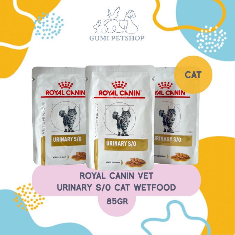 ROYAL CANIN Urinary SO Cat Food Pouch 85g / Makanan Kucing Cat WetFood