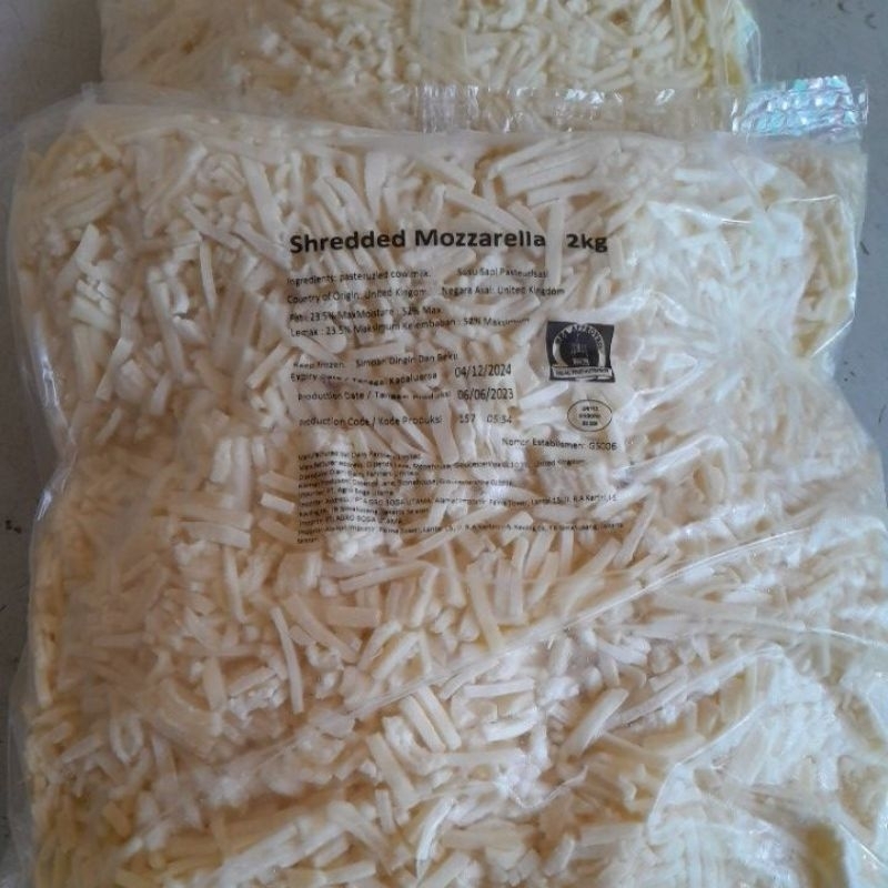 

Shareded Mozarella IQFDairy partners 2kg