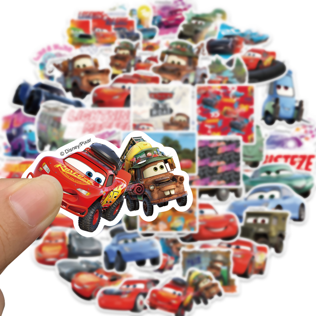 

Stiker Kartun Disney mobil isi 25 pcs