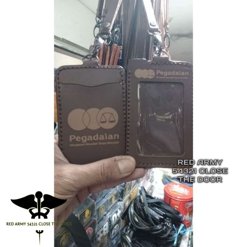 

ID Card Holder Tali Lanyard Name Tag Logo PEGADAIAN
