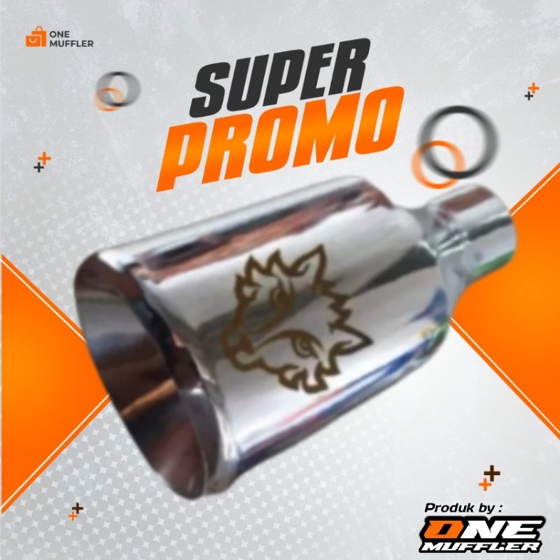 Knalpot Kenalpot Srigala Serigala Bensin L300 Truk Canter Grandmax Dutro Hino Carry Muffler Srigala