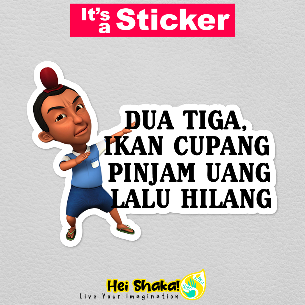 

Stiker Pantun Jarjit Singh Dua Tiga Ikan Cupang Pinjam Uang Lalu Hilang Sticker Kata Lucu Bahan Vinyl Anti Air