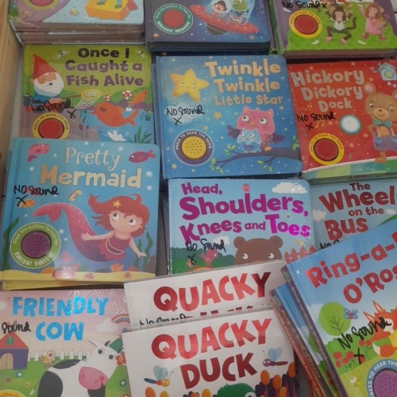 

SoundBook Damage Defect Tidak Bunyi, Buku BBW cuci Gudang Murah