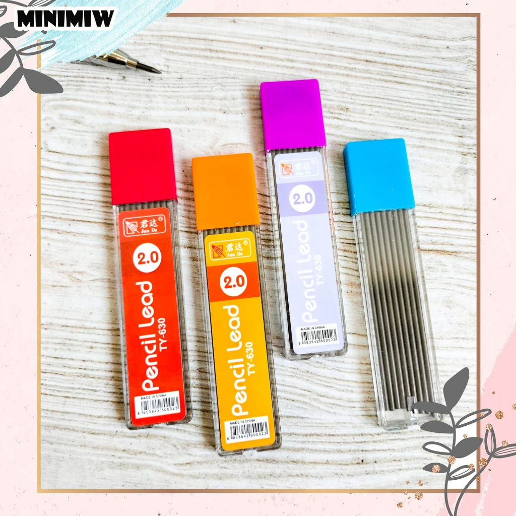 

isi ulang pensil mekanik cetek ukuran 2.0 ty-630 alat tulis kantor aesthetic korea isi 9 pcs termurah COD BY MINIMIW