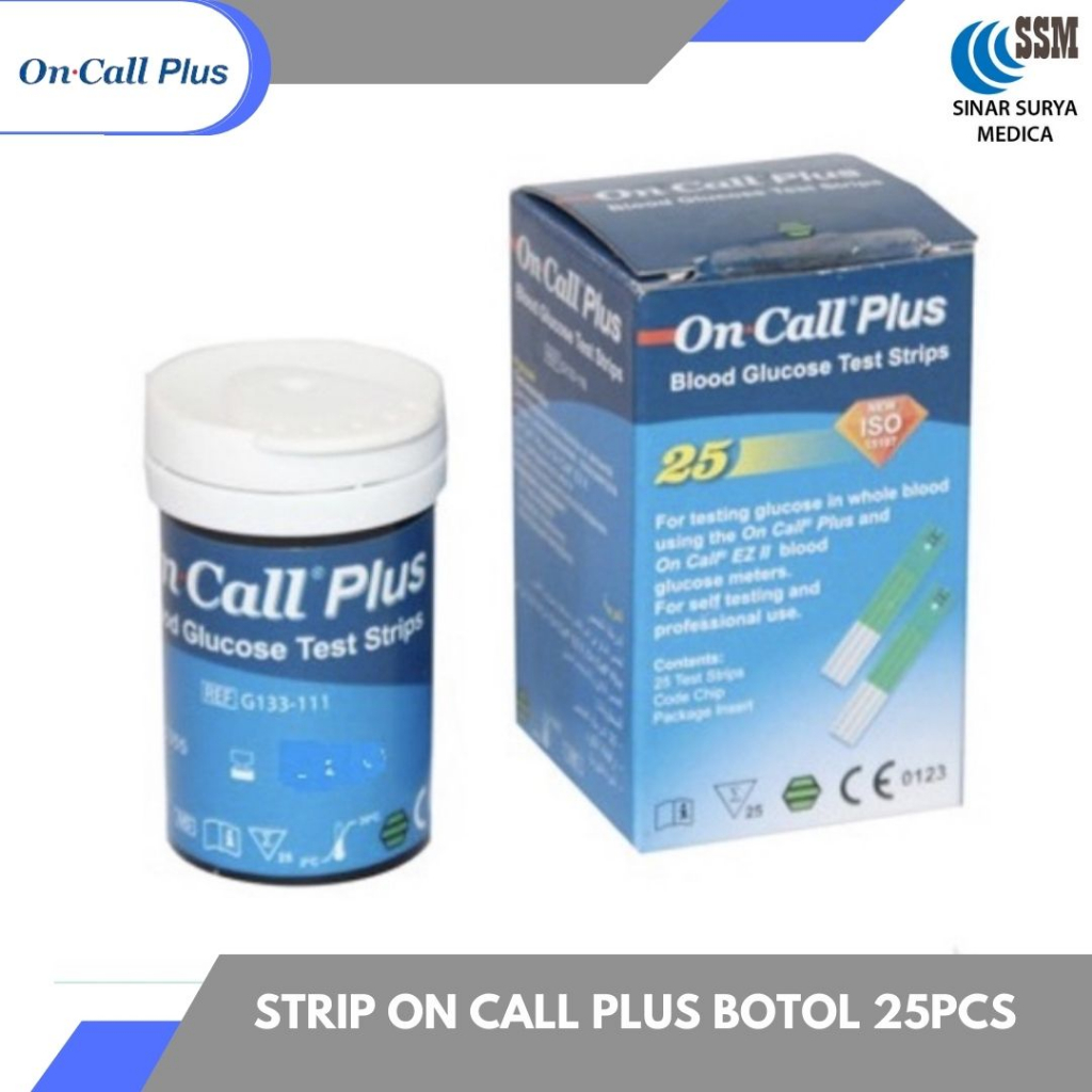 On Call PLus Strip Gula Darah / on call / on call strip