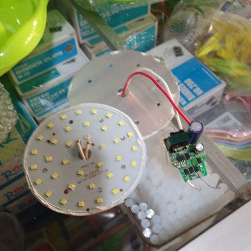 PCB led 30 watt + driver, pcb led 30 Watt driver kondisi baru