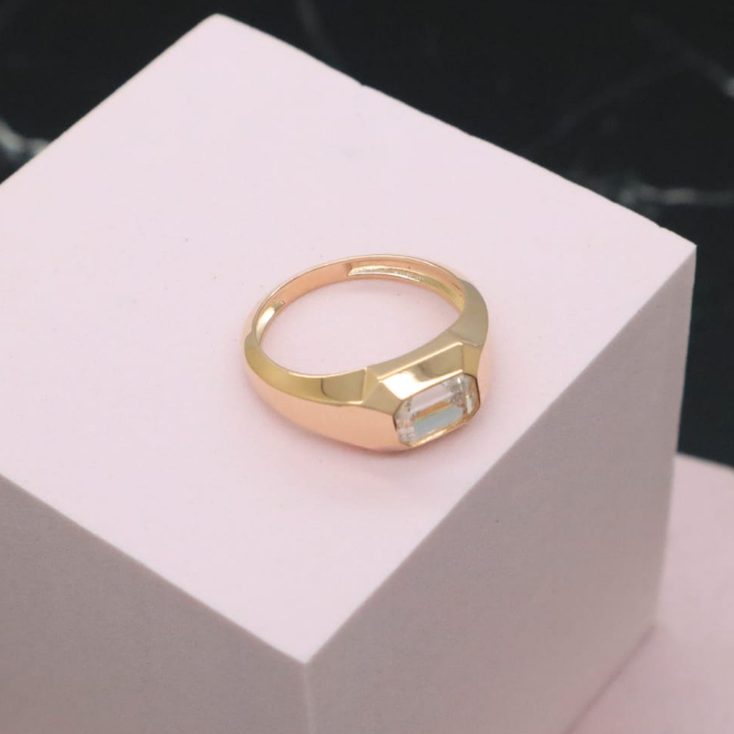 Cincin RG Gold Duo Collection RI221330 SDW Gold 18K