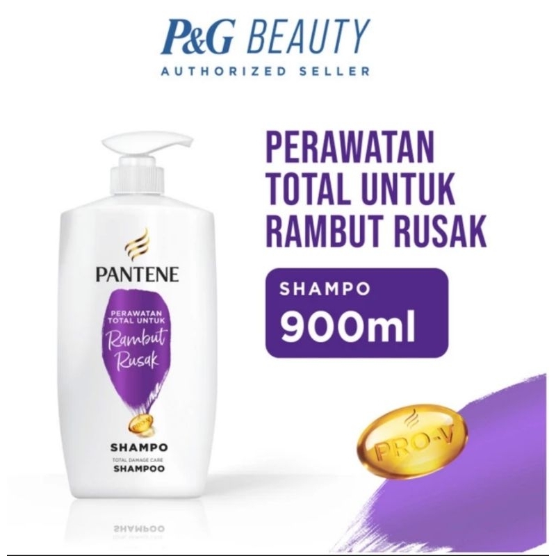 PANTENE SHAMPO 900ML PERAWATAN RAMBUT RUSAK