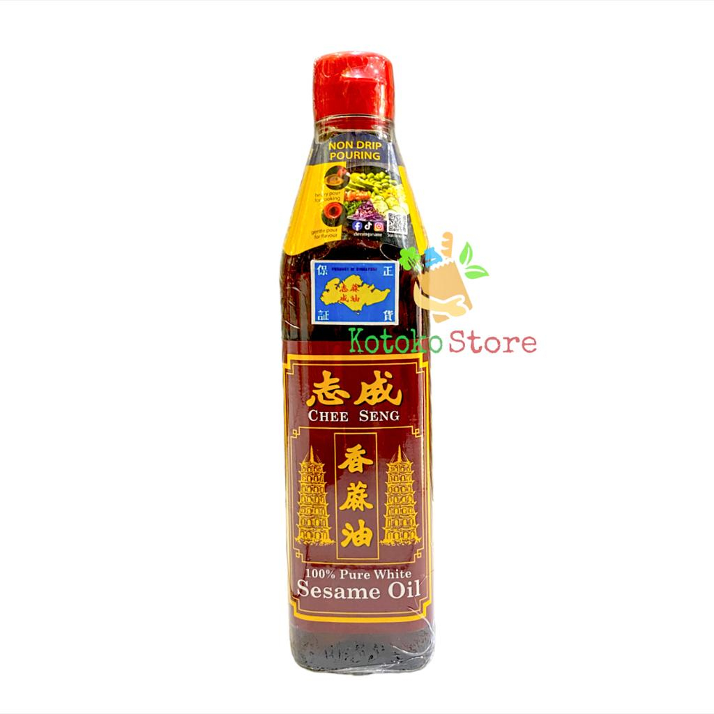 

Chee Seng 100% Pure White Sesame Oil / Minyak Wijen Pagoda 375ml