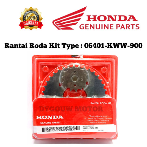 Gear set Motor Honda REVO ABSOLUTE 110 / BLADE LAMA Original