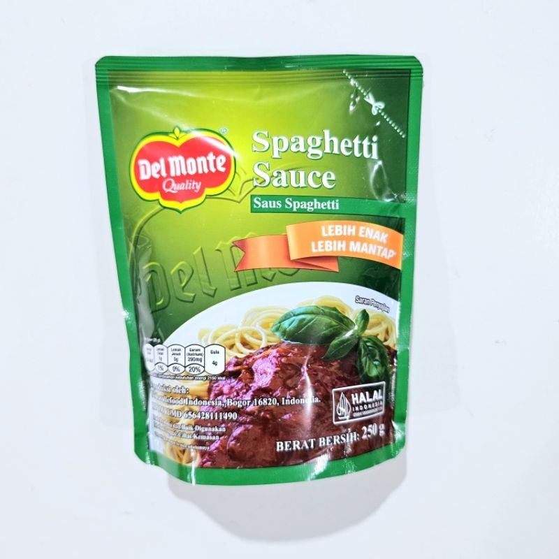 

DELMONTE spaghetti saus 250gr