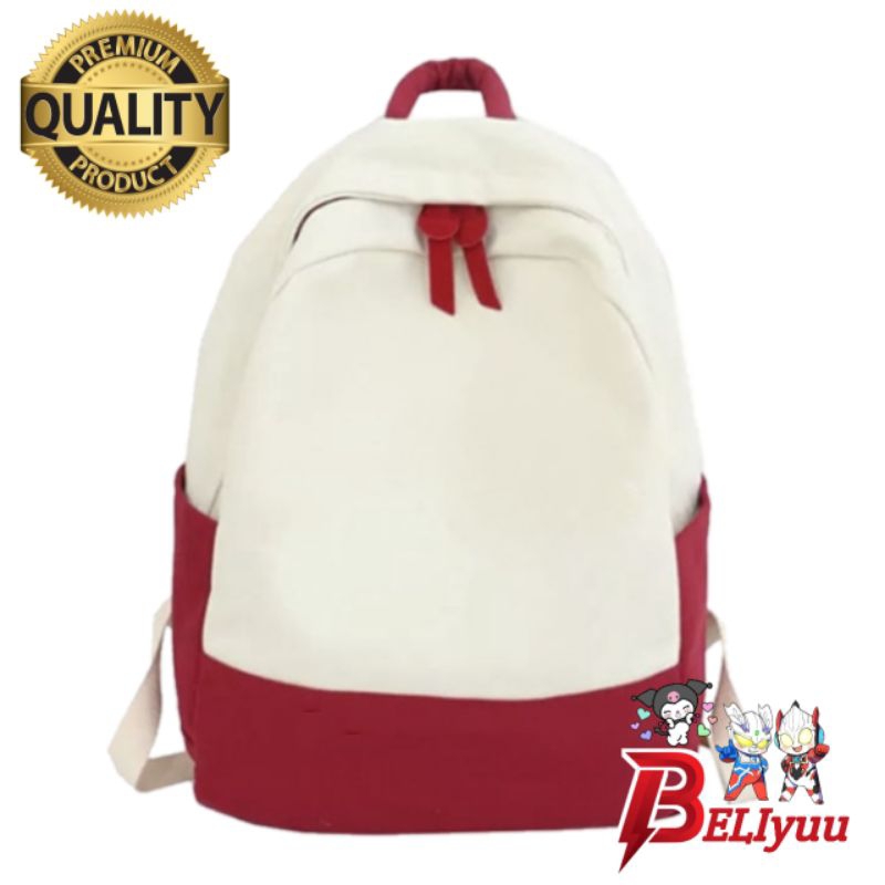 tas polos ransel anak polosan tas sekolah tas korean style