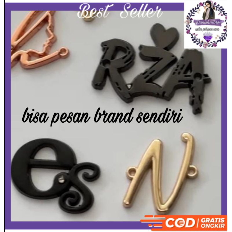 DANISHSTORE LABEL HIJAB CUSTOM BRAND SENDIRI TANPA MINIMAL || LABEL HIJAB KUALITAS AWET HANDMADE