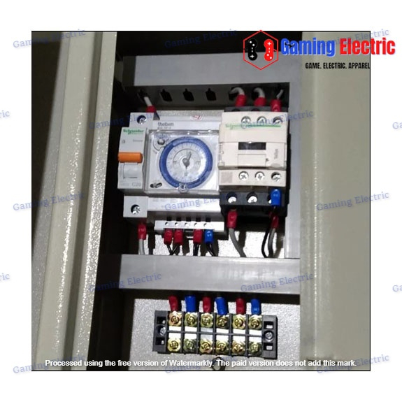 Panel Penerangan Timer 24jam / Panel Lampu PJU Outdoor