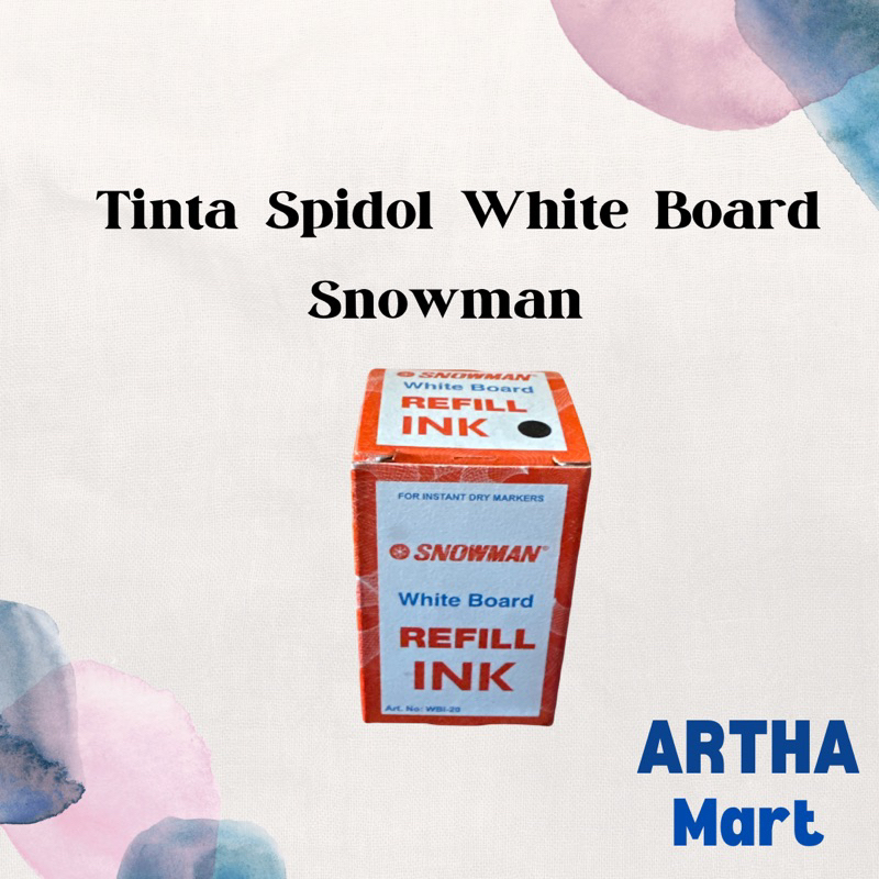 

SNOWMAN - Isi Refill Tinta Spidol White Board Marking INK - Pcs