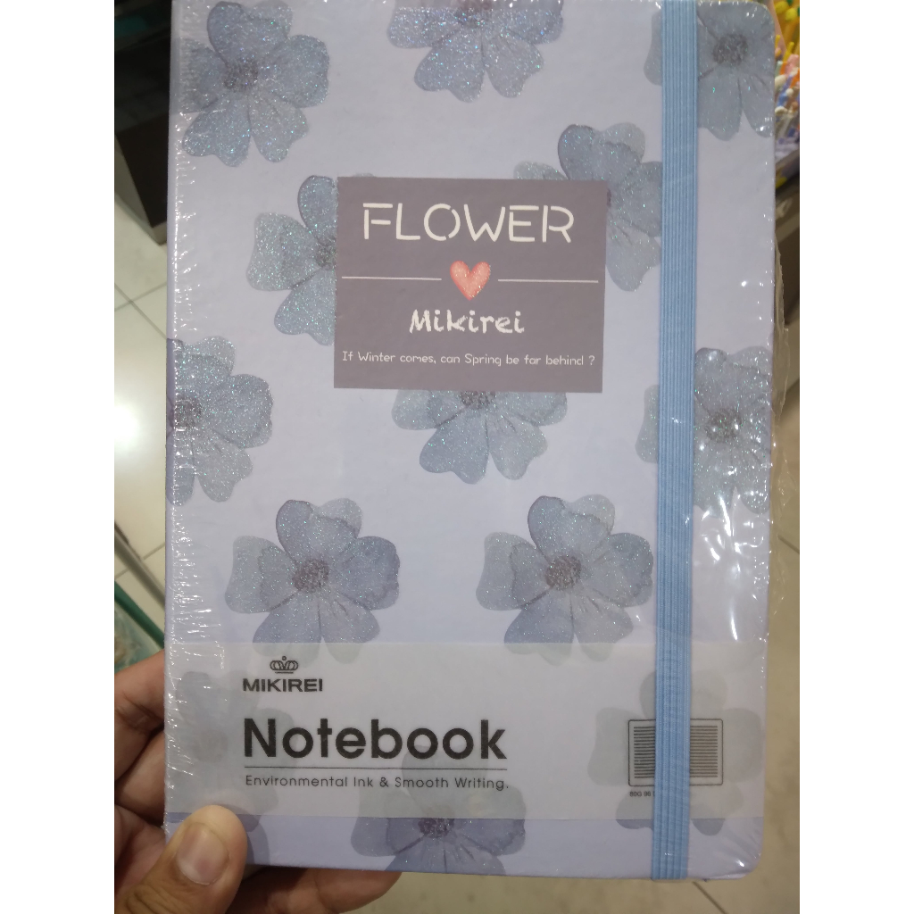 

MIKIREI NOTEBOOK HARDCOVER A5 FLOWER PATTERN BG9522