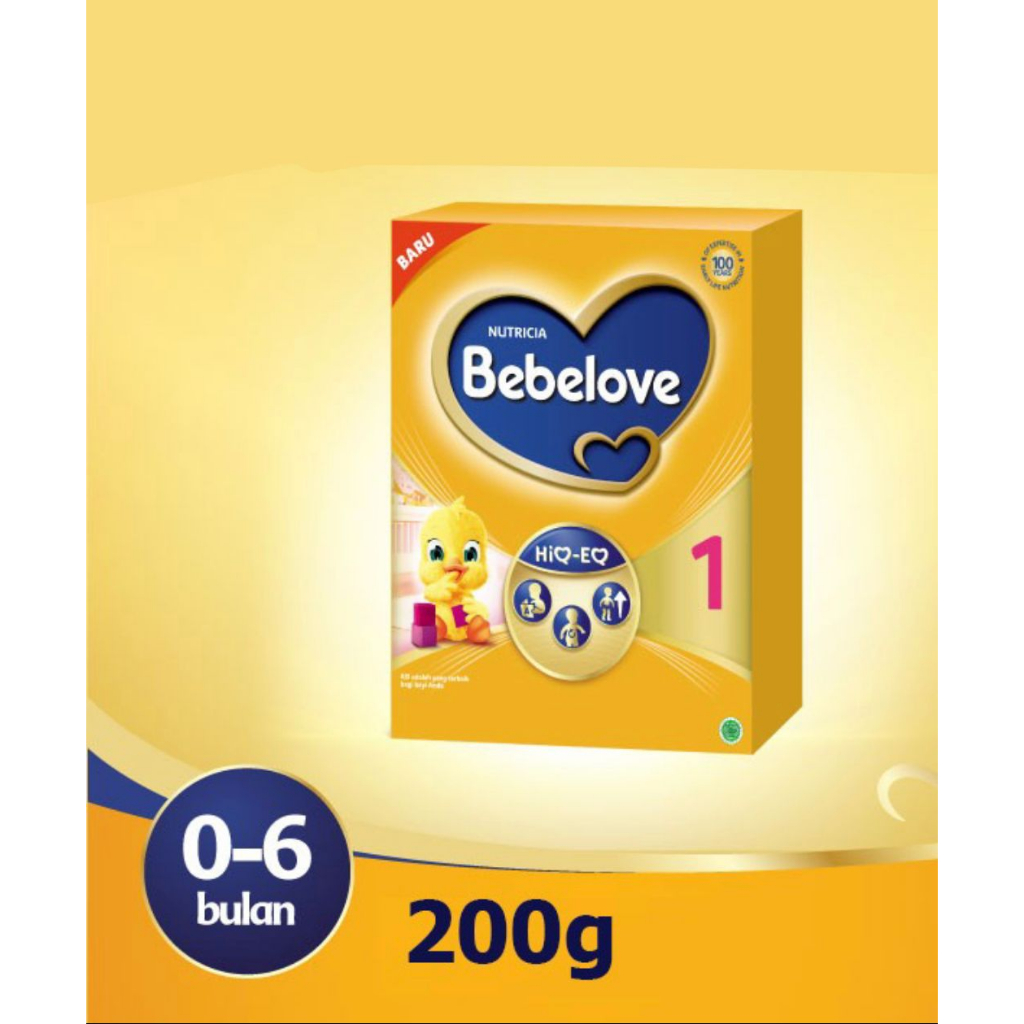 BEBELOVE 1 - Susu Formula Bayi Bubuk 200 gram (0-6 Bulan)