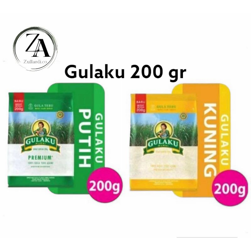 

Zullardi - Gulaku gula pasir kristal kemasan 200 gr murah 1 dus