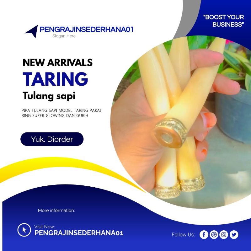 ONCE PIPA TARING TULANG SAPI SUPER LEMBUT WANGI PANJANG