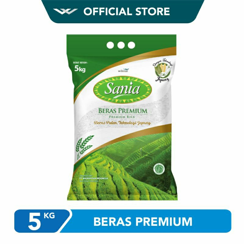 

Beras Sania premium 5 kg