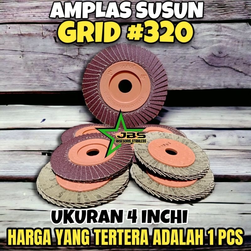 Amplas Susun flap disk Grit #320
