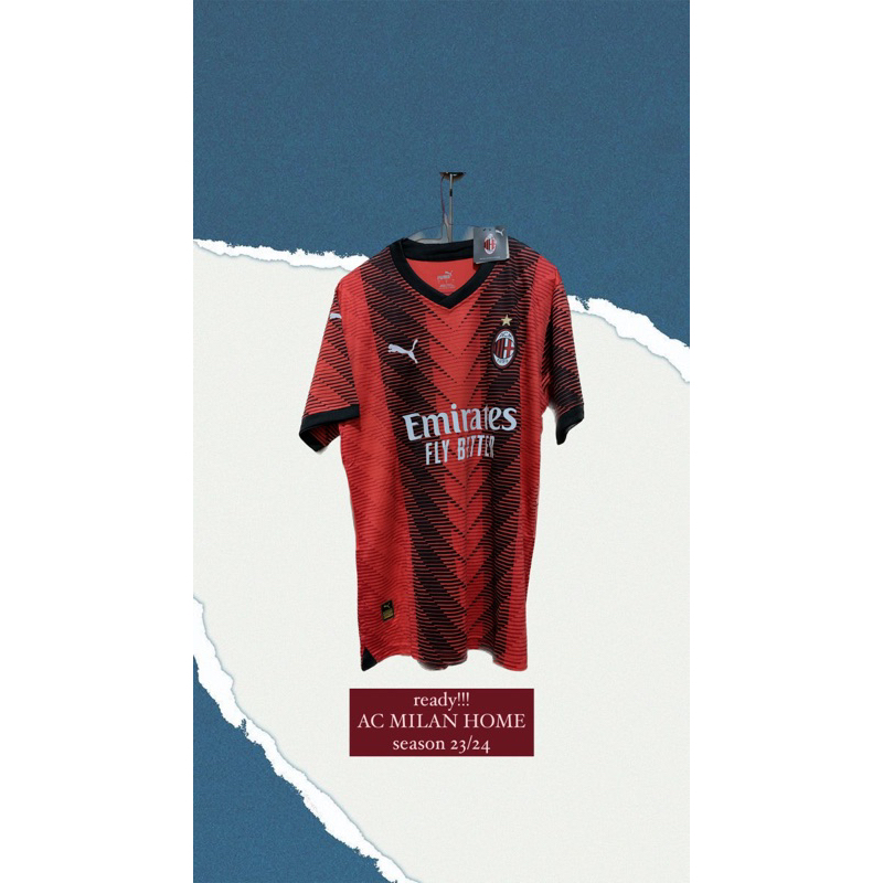 JERSEY AC MILAN HOME 2023/24 GRADE ORI