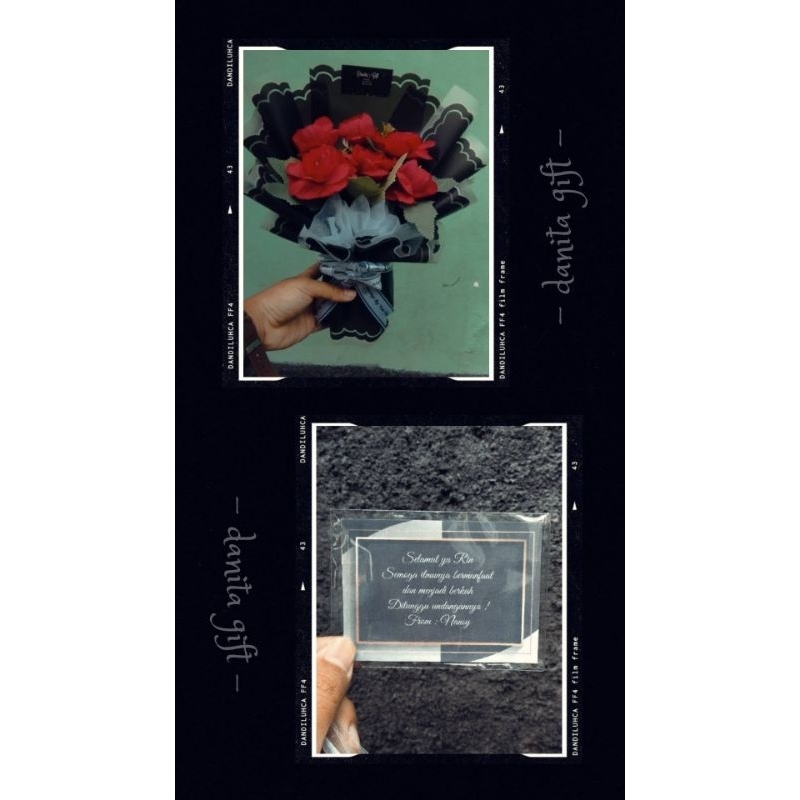 

BUCKET BUNGA KECIL - FREE GREETING CARD (TULISAN BY REQUEST) HADIAH ULANG TAHUN / WISUDA / ANNIVERSARY