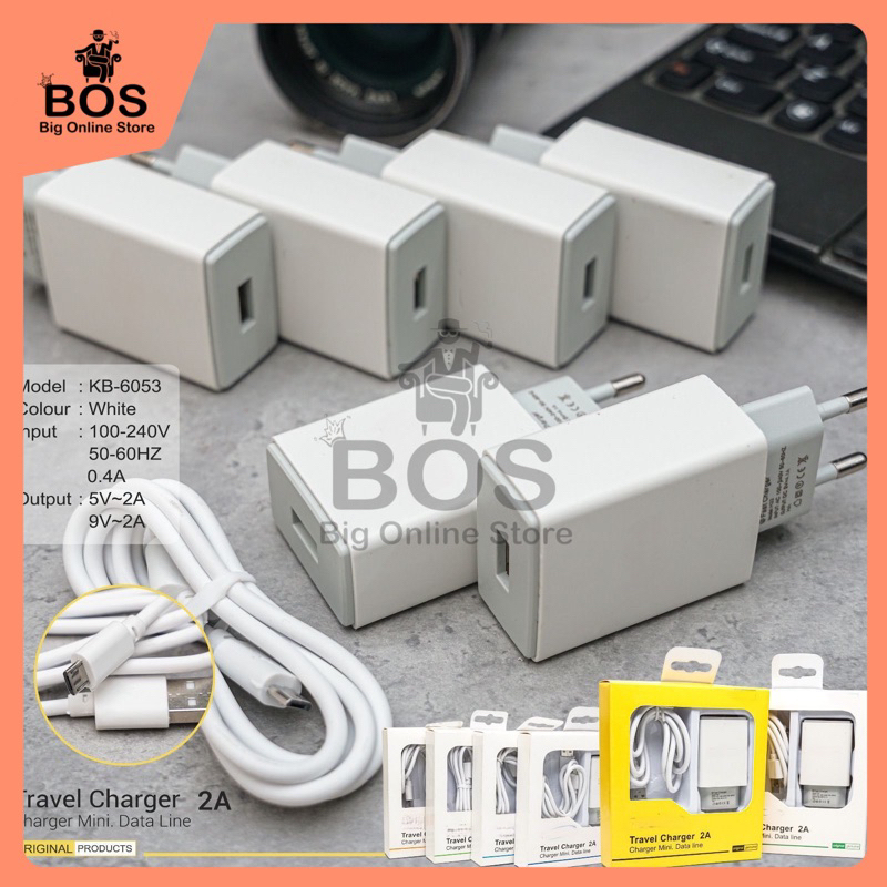 BOS - TC BRAND AK-933 2A MICRO / TYPE C | CASAN TRAVEL CHARGER AK933 BRANDED
