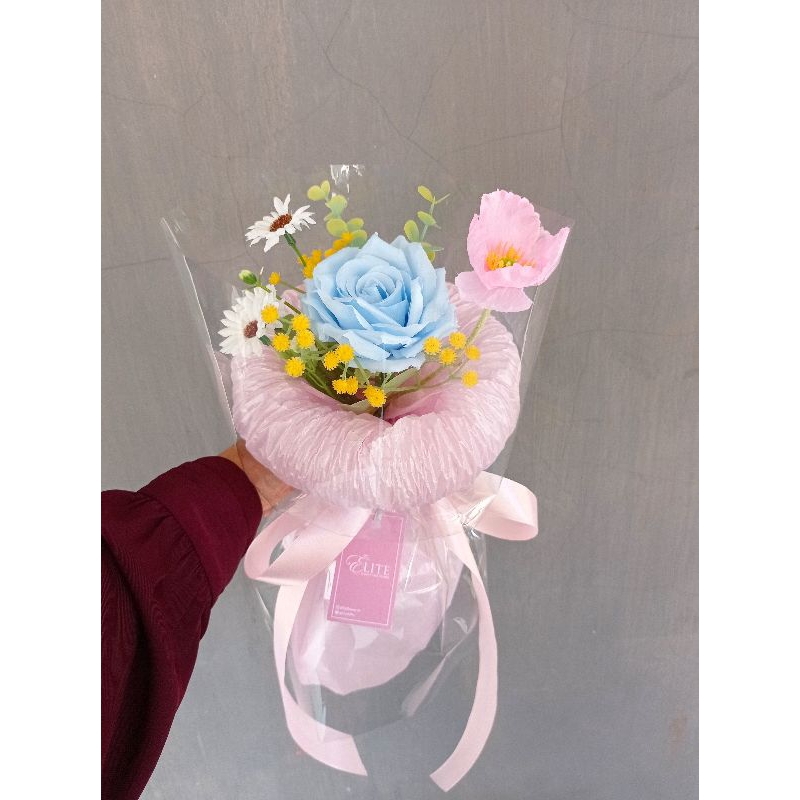 Buket Bunga Palsu / flower bouquet artificial / bucket bunga