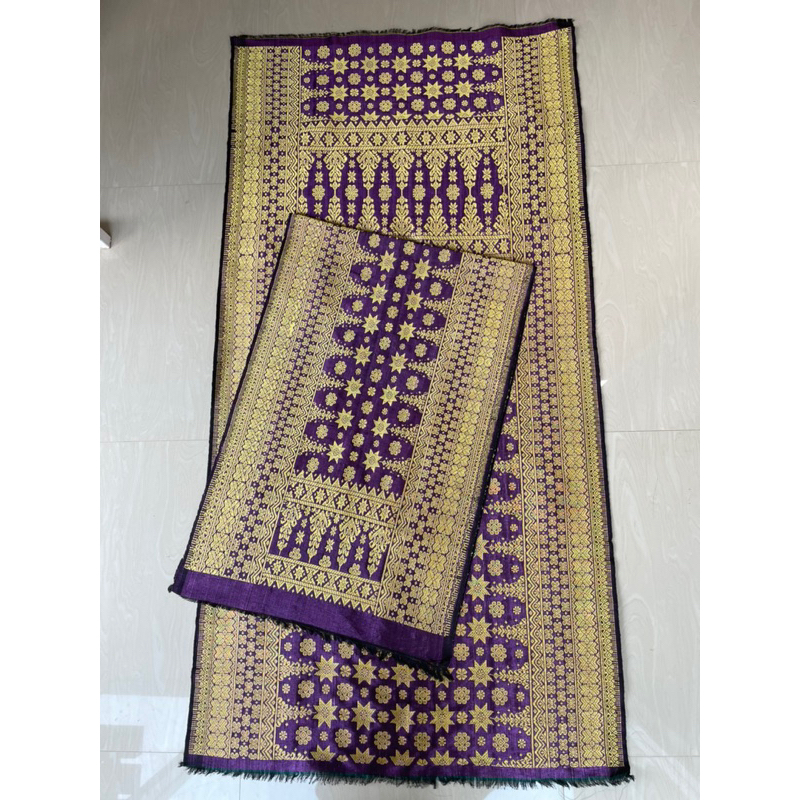 Songket Palembang Cantik manis ungu