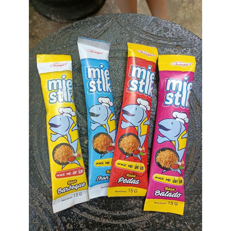

mie stik tulang ikan